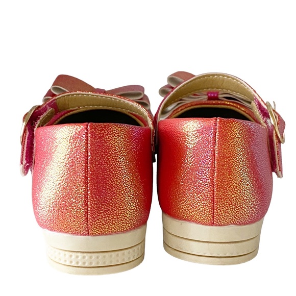 Pipperdoodles Girls Pink Shimmer Velcro Strap Sz 13/30 - fits like 11T - Picture 7 of 11